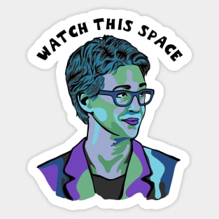 Rachel Maddow Portrait Sticker